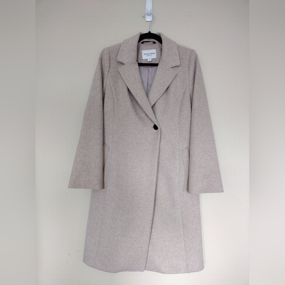 Cole Hann Signature Asymmetric Slick Coat